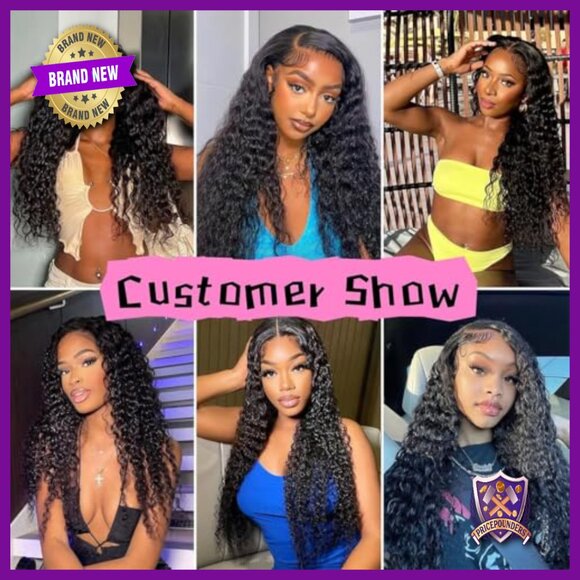 Brazilian Human Hair Extensions 3 Bundles Water Wave 18 20 22 Inches main image 4